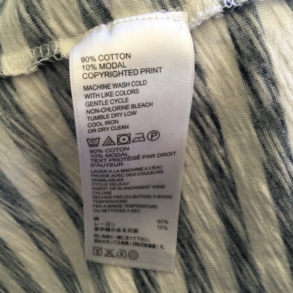 Tommy Bahama T-shirt Small Striped Orchids Floral Cotton Modal - Picture 9 of 12